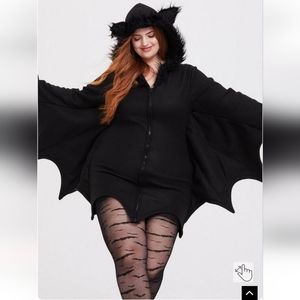 Leg Avenue Black Bat Cozy Dress Halloween Costume